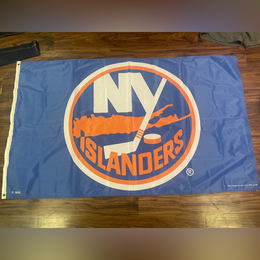 NY Islanders Blue and Orange Flag